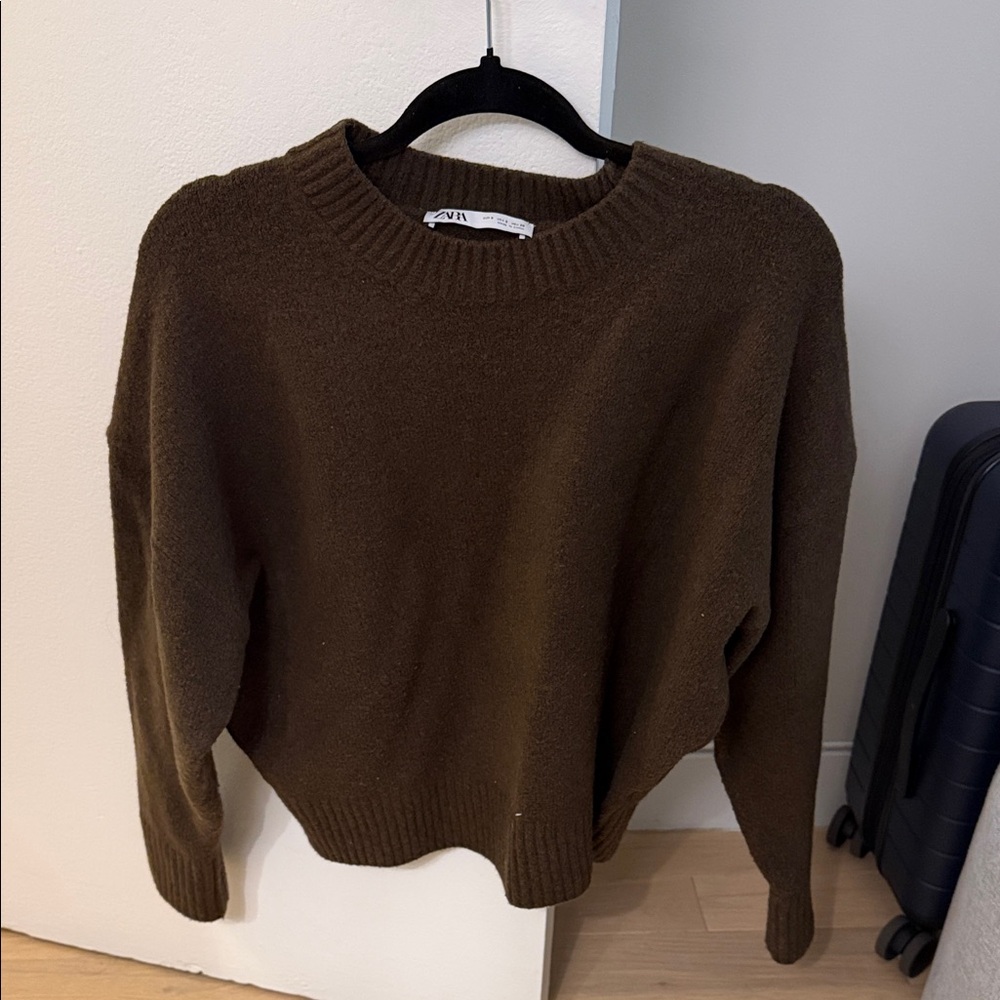 Crewneck Brown Women’s Sweater
